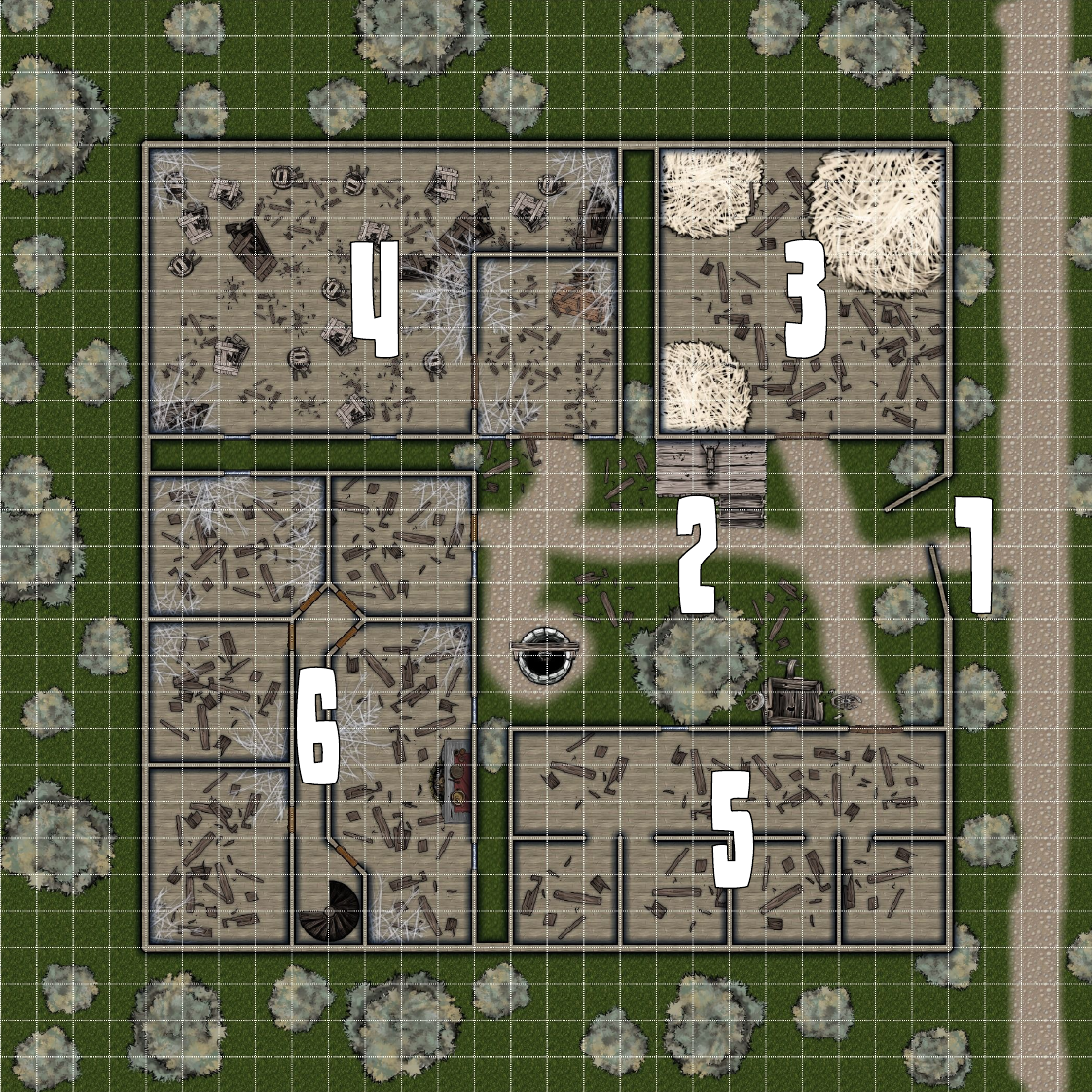 Karte vom Erdgeschoos