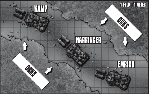 Reise des Verrats Karte